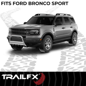 Product of TrailFX B0042S Bull Bar Polished 3 Inch Yes with skid plate 