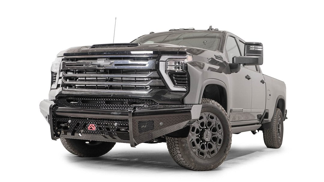 Product of Fab Fours CH24-S6161-1 Black Steel Steel Gloss Powder Coated Bumper 