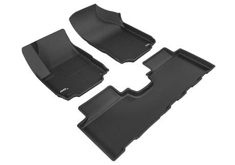 Product of 3D Mats KAGU L1CH08501509 Black Thermoplastic Rubber Of Carbon Fiber Texture Floor Liner 