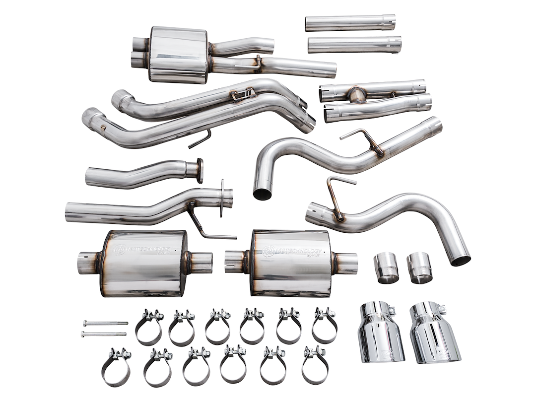 Product of AWE Tuning 3015-32826 0FG Cat-Back System Dual Exhaust System Kit 