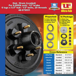 Ultra-Fab Products 48-979551 Trailer Brake Hub Assembly||48-979551_6.Jpg||91||u2948979551||1722296
