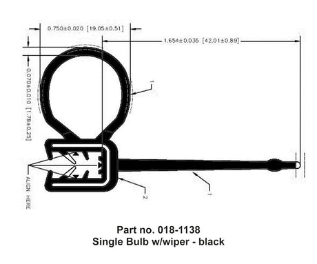 Product of Ap Products 018-1138 Slide Out Seal