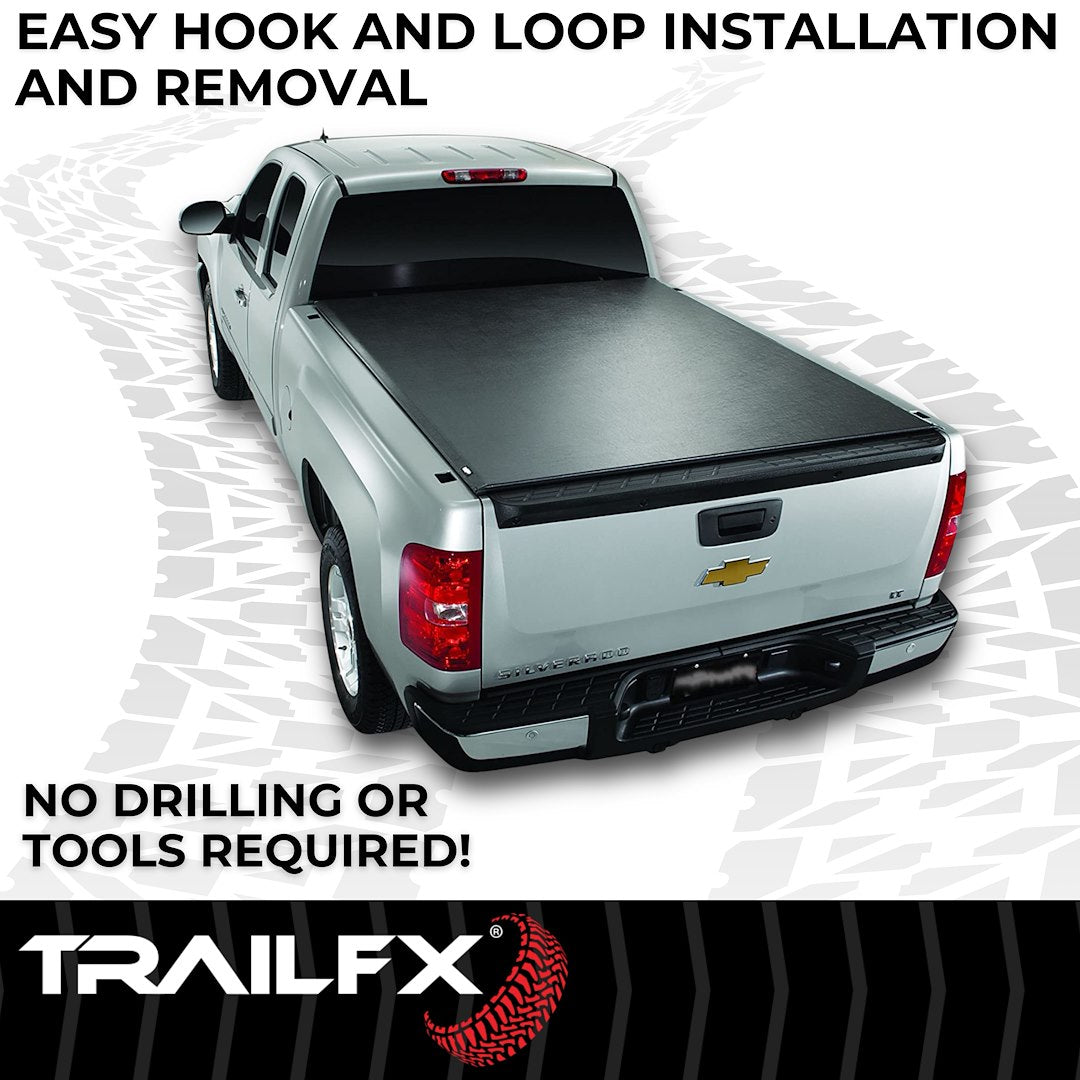 Product of TrailFX TFX Soft Rolling Soft Roll-Up TFX2202 Tonneau Cover 