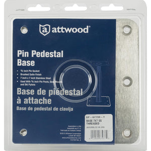 Attwood Marine Sp-67739 Boat Seat Pedestal Base Plate||sp-67739-T_Front.Jpeg||93||a7jsp67739||1310491