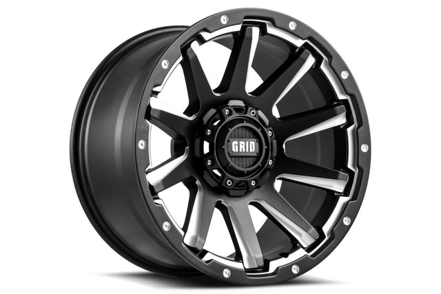Product of Grid Wheels 18x9 Black With Natural Accents Wheel - Not Applicable Bolt Pattern 