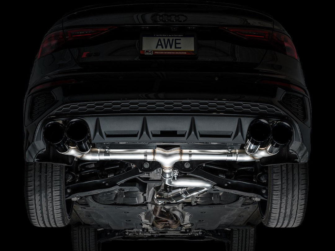 Product of AWE Tuning 3020-43897 Track Edition Cat-Back System Exhaust System Kit 