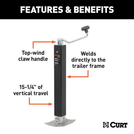 Curt 28570 Trailer Tongue Jack||28570_3008x1990_Fa.Jpg||86||c9328570||908125