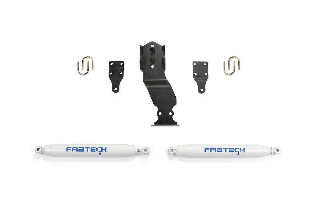 Product of Fabtech Motorsports FTS22301 Dual Twin Tube Steering Stabilizer 