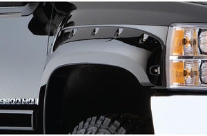 Product of Bushwacker 20043-02 Pocket Style/ Exposed Fasteners Black Fender Flare - Set Of 2 