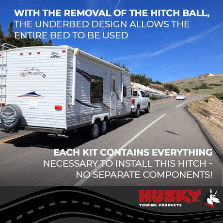Product of Husky Towing 33205 Under-Bed Gooseneck Trailer Hitch - 35000 Pound 