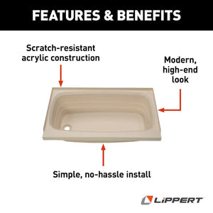 Lippert Components 209372 Bathtub||209372_3.Jpg||88||m6v209372||960056