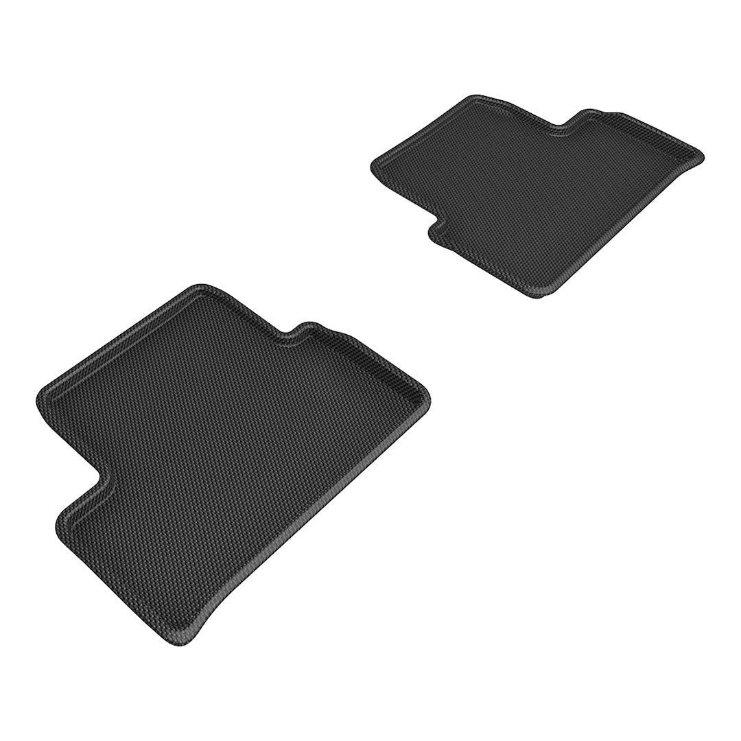 Product of 3D Mats KAGU L1BM12901509 Black Thermoplastic Rubber Of Carbon Fiber Texture Floor Liner 