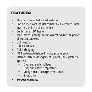 Product of Go Power 83156 Battery