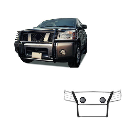 Product of Black Horse Offroad 17NR26MSS-PLFB Grille Guard  