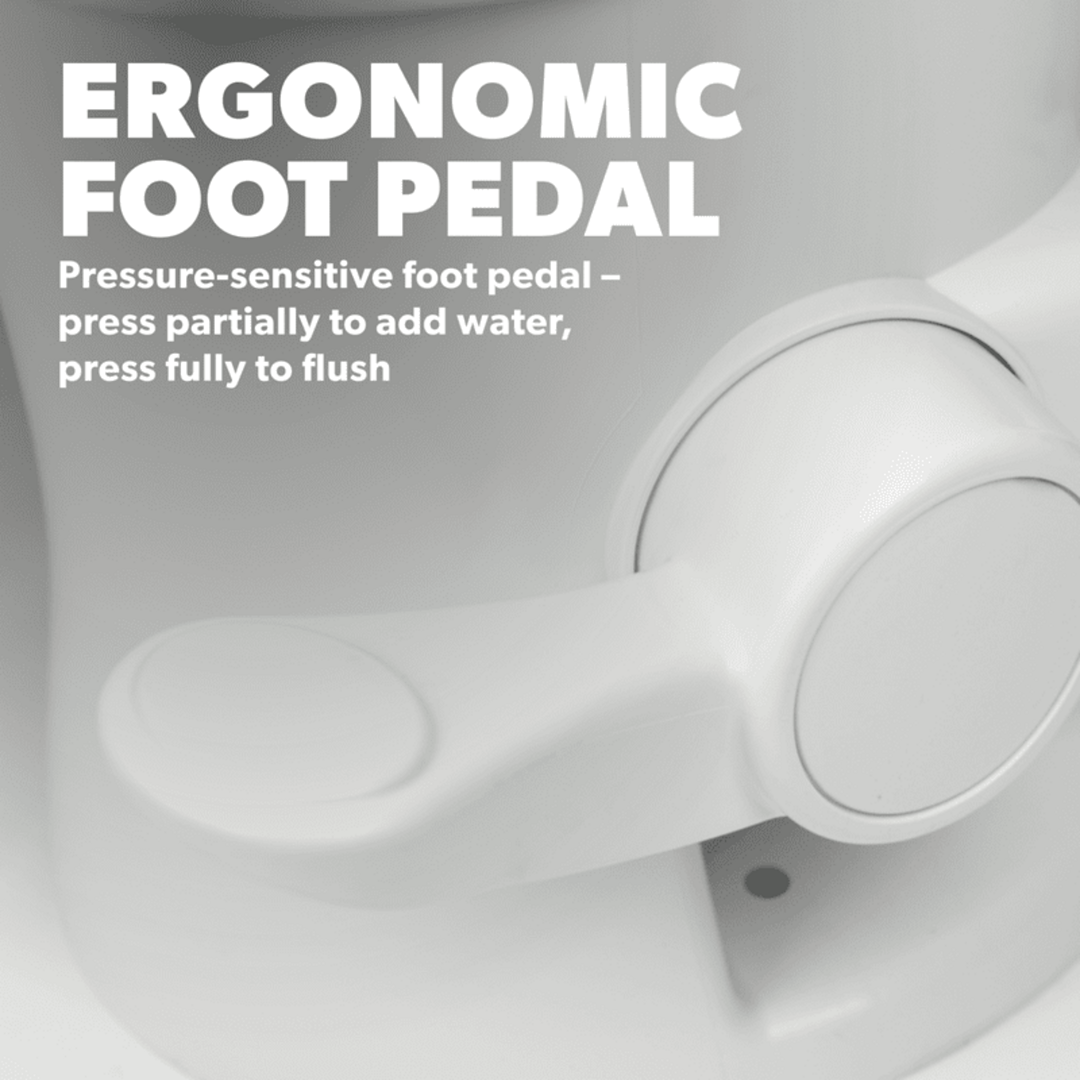 Product of Dometic 302320083 Permanent Full Bowl Flush Toilet , 18-1/4 Inch 