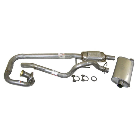 Product of Crown Automotive 52018934K Exhaust System Kit Header Back System Single Exhaust System Kit 