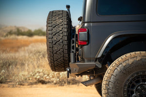 Dv8 Offroad Tcjl-13 Spare Tire Carrier||jeep-Jl-Bumper-Mounted-Tire-Carrier_Installed-01.Jpg||92||dv8tcjl13||1629477