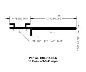 Product of Ap Products 018-314-Blk Slide Out Seal