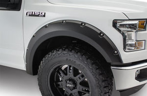 Product of Bushwacker 20935-02 Pocket Style/ Exposed Fasteners Black Fender Flare - Set Of 4 
