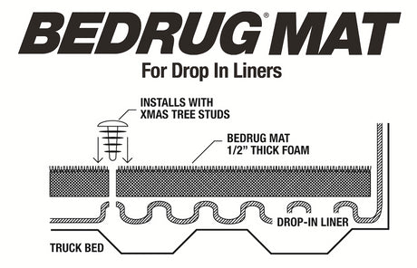 Product of BedRug BMQ15SBD Bed Mat Carpet-Like Polypropylene Direct-Fit 
