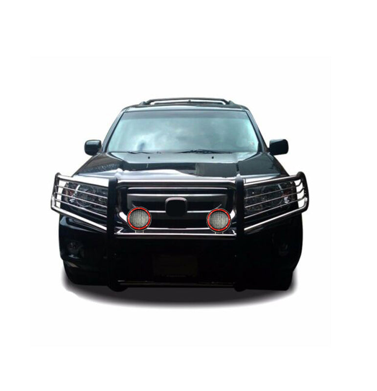 Product of Black Horse Offroad 17H151402MSS-PLFR Grille Guard  