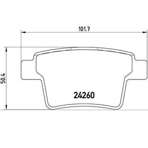 Product of Brembo P24063 Brake Pad - Set Of 4 
