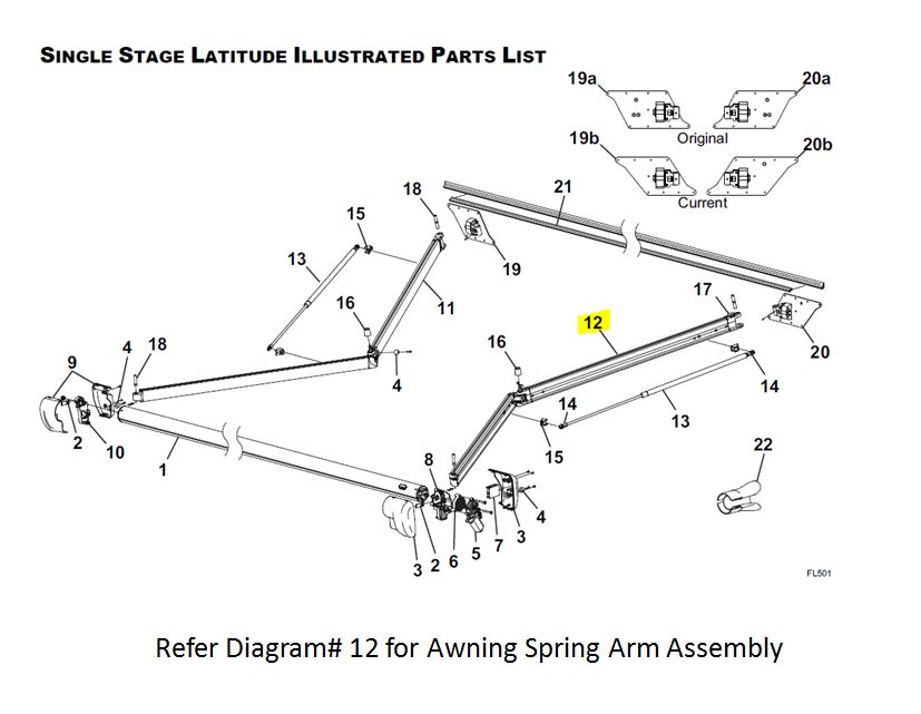 Carefree Rv R001787-005 Awning Arm||r001787-005.Jpg||85||c6fr001787005||1355706