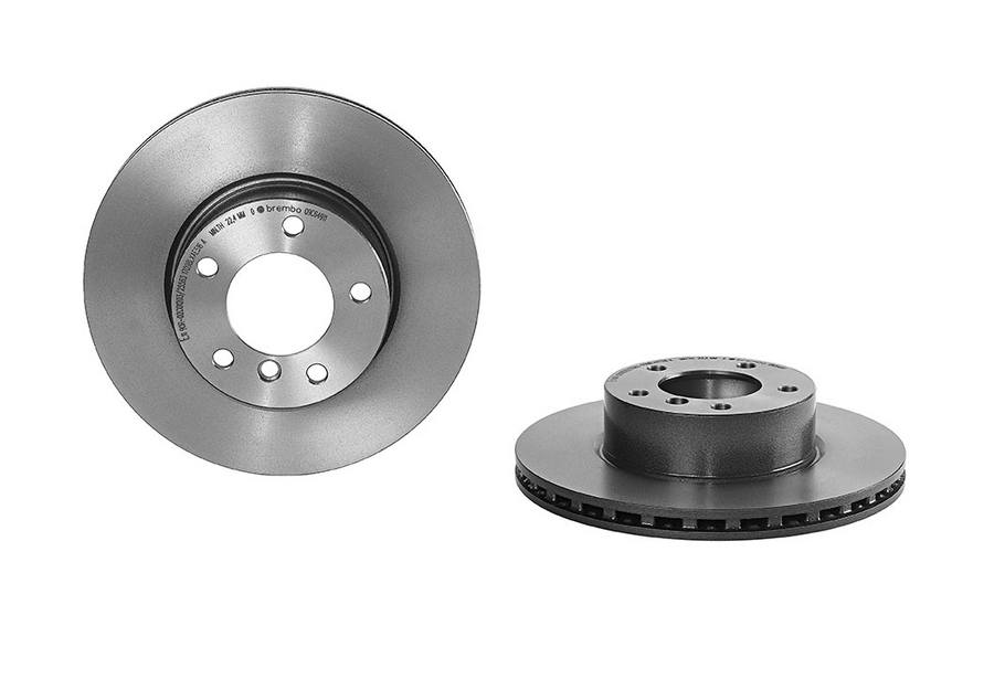 Product of Brembo 09C64911C02 Vented 1 Piece Brake Rotor 