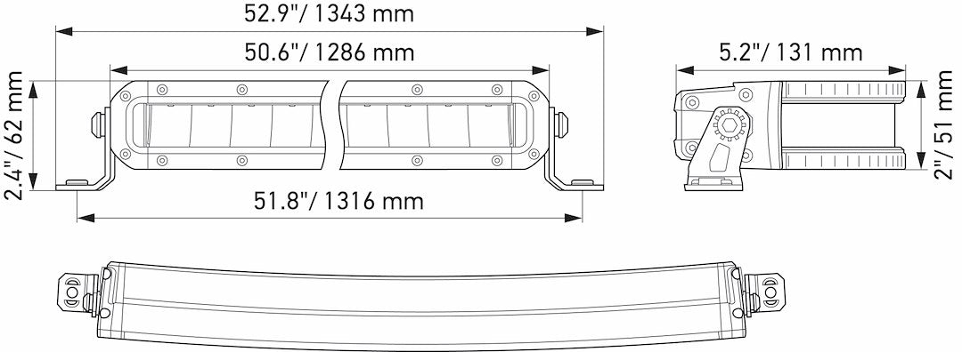 Product of Hella 358197531 Light Bar 