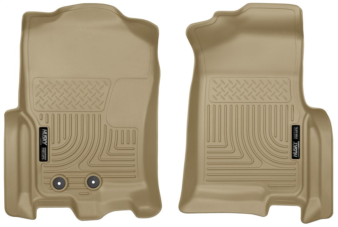 Product of Husky Liner WeatherBeater™ 18373 Beige/ Cashmere/ Camel/ Khaki/ Medium Neutral/ Sand/ Tan Thermoplastic Polyolefin (TPO) Floor Liner 
