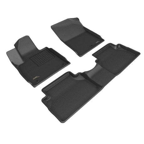 Product of 3D Mats KAGU L1HY13801509 Black Thermoplastic Rubber Of Carbon Fiber Texture Floor Liner 