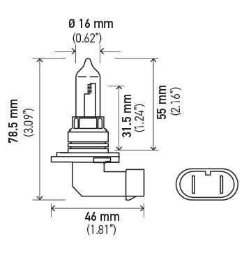 Product of Hella 9005 100w Headlight Bulb