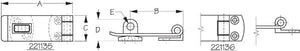 Sea Dog 221135-1 Lock Hasp||221135-1_1.Jpg||86||sdg2211351||1073545