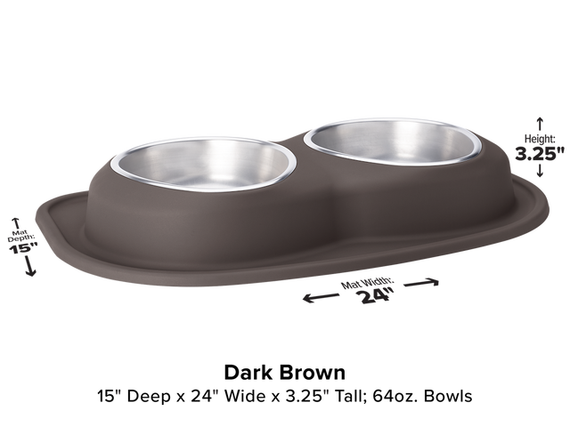 Weathertech (Usa) Dl6403db Pet Dish||petcomfort_Dl6401_Darkbrown.Png||85||w24dl6403db||1505742