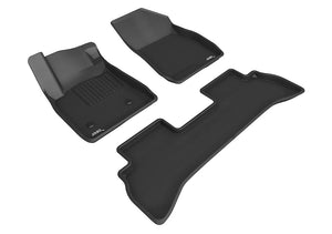 Product of 3D Mats KAGU L1DG03211509 Black Thermoplastic Rubber Of Carbon Fiber Texture Floor Liner 