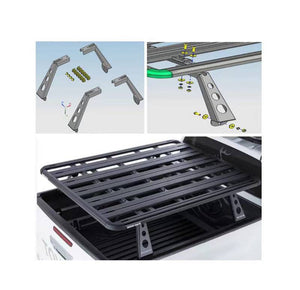 Black Horse Offroad Whpb4 Bed Cargo Rack Upright||whpb4_6.Jpg||91||blkwhpb4||1214967