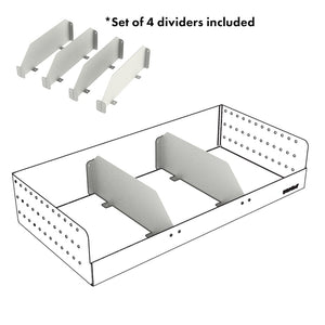 Rolacase Rsshl/D/6s Van Storage System Shelf Bin Divider||||85||rolrsshld6s||1916319