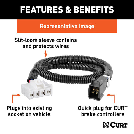 Product of Curt 51527 Trailer Brake System Connector/ Harness
