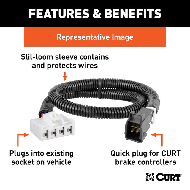 Product of Curt 51527 Trailer Brake System Connector/ Harness
