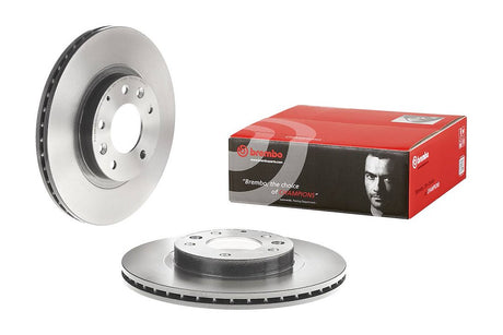 Product of Brembo 09B04211C02 Vented 1 Piece Brake Rotor 