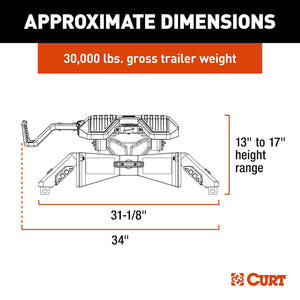 Curt 16320 Fifth Wheel Trailer Hitch||16320_3008x1990_Ca.Jpg||93||c9316320||1325510