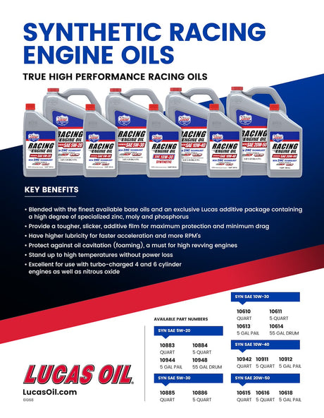 Product of Lucas Oil 10621 Oil