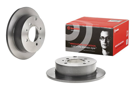 Product of Brembo 08A11411C02 Solid 1 Piece Brake Rotor 