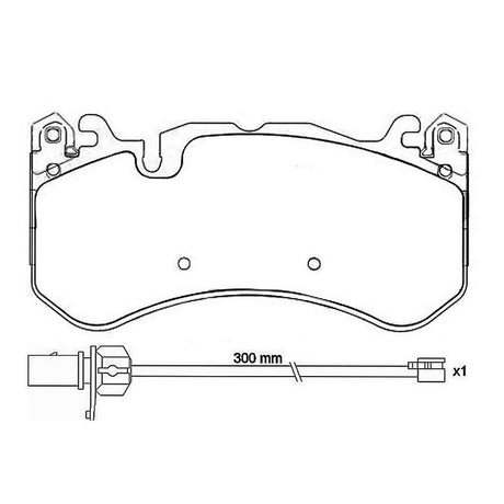 Product of Brembo P50127 Brake Pad - Set Of 4 