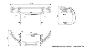 Black Horse Offroad 17fj30ma Grille Guard||17fj30ma_5.Jpeg||89||blk17fj30ma||1788399
