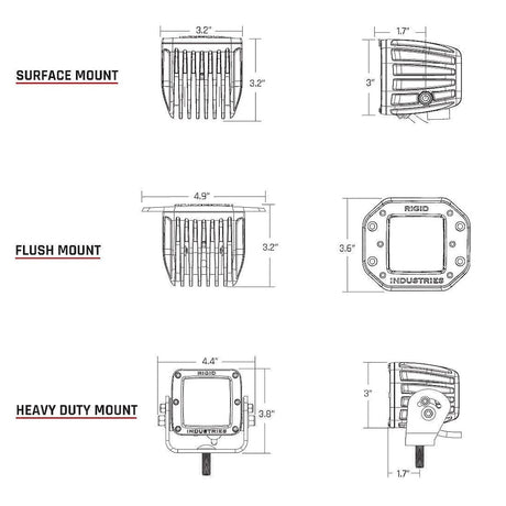 Rigid Lighting 202213blk Driving/ Fog Light||202213blk_1.Jpg||86||r2g202213blk||1153739
