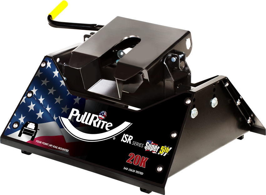 Product of PullRite 2100 Fixed 20000 Pound 4-Way Fifth Wheel Trailer Hitch 