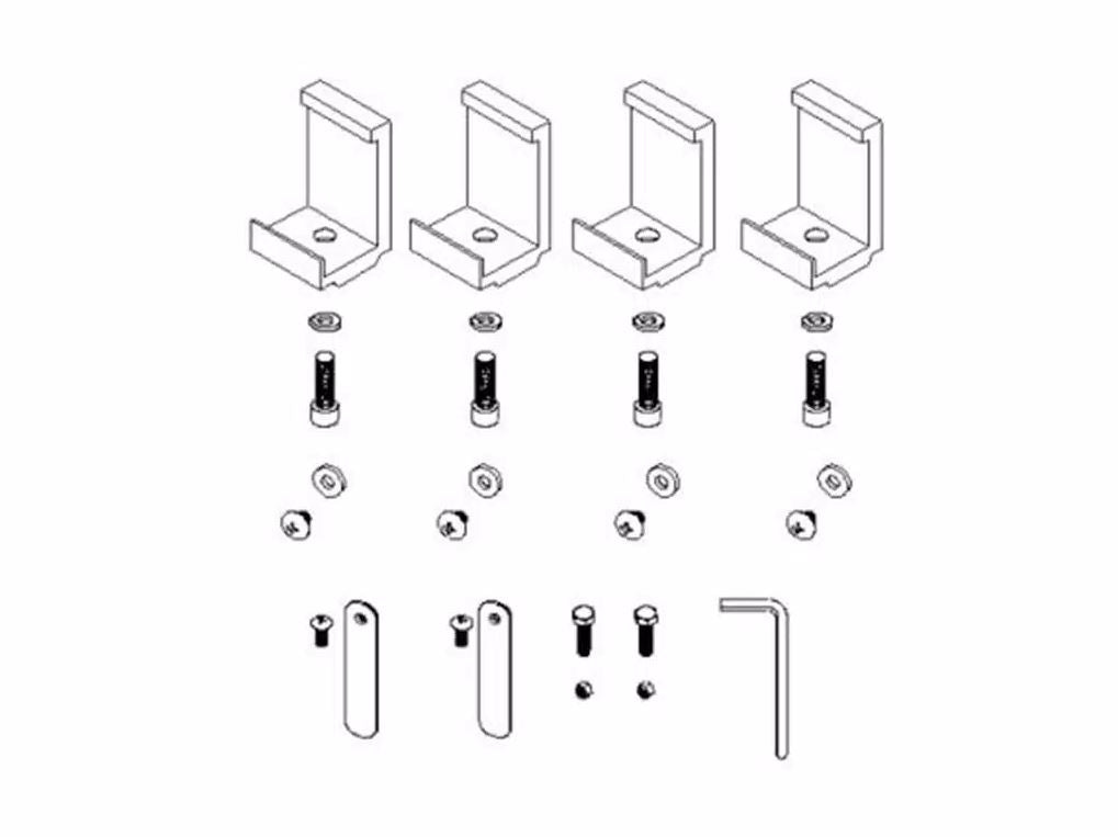 Product of Roll-N-Lock 119-101 Tonneau Cover Mounting Hardware