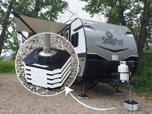 Snappad Stk2-White Trailer Stabilizer Jack Stand Pad||traveltrailergraphic.Jpeg||87||sntk2white||1745394