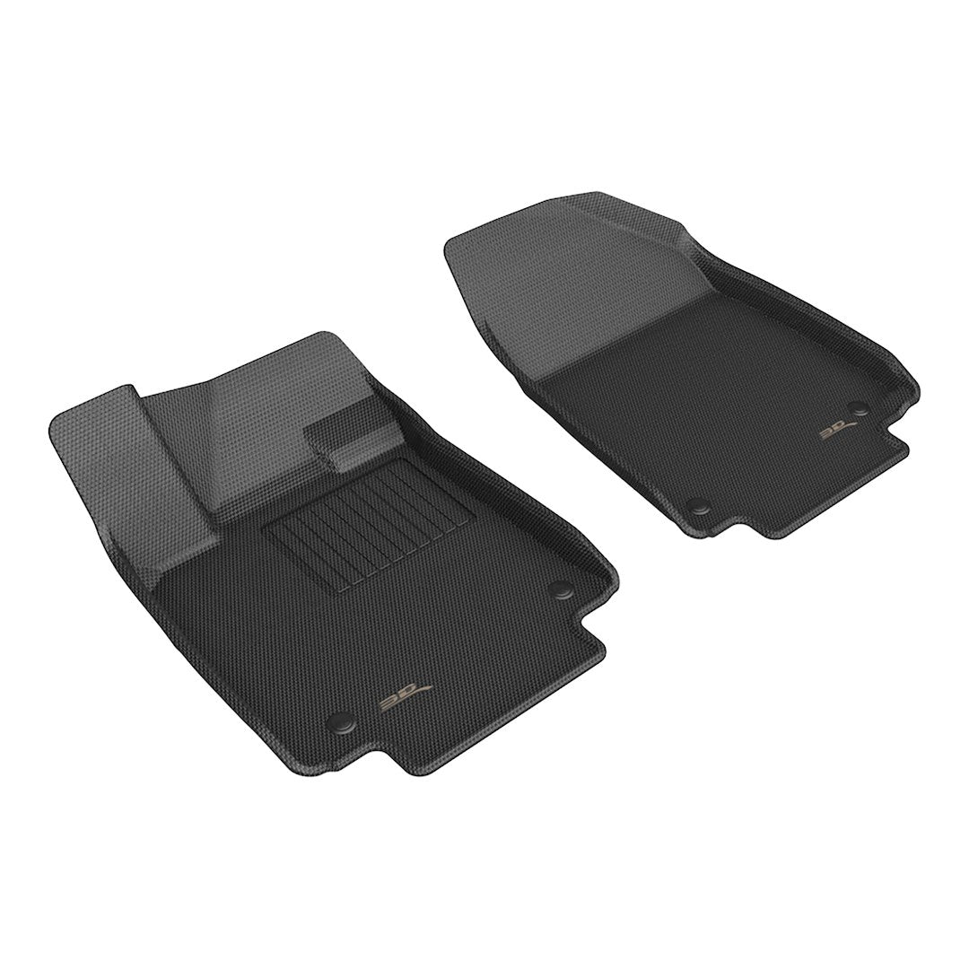 Product of 3D Mats KAGU L1HY13401509 Black Thermoplastic Rubber Of Carbon Fiber Texture Floor Liner 